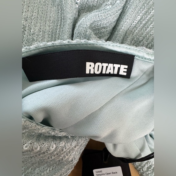 NWT Rotate Birger Christensen Sequin Embellished Open back Mini Cocktail Dress - Picture 12 of 12